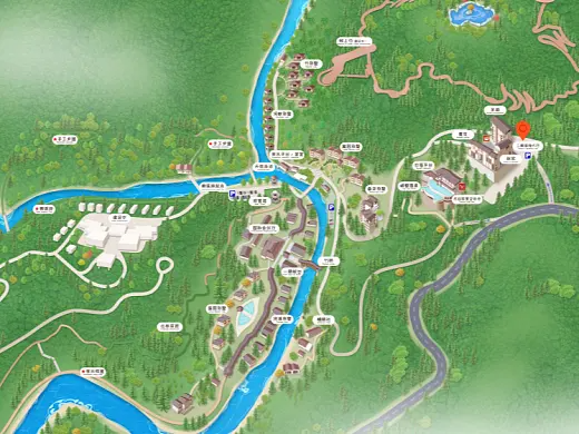 鄞州结合景区手绘地图智慧导览和720全景技术，可以让景区更加“动”起来，为游客提供更加身临其境的导览体验。